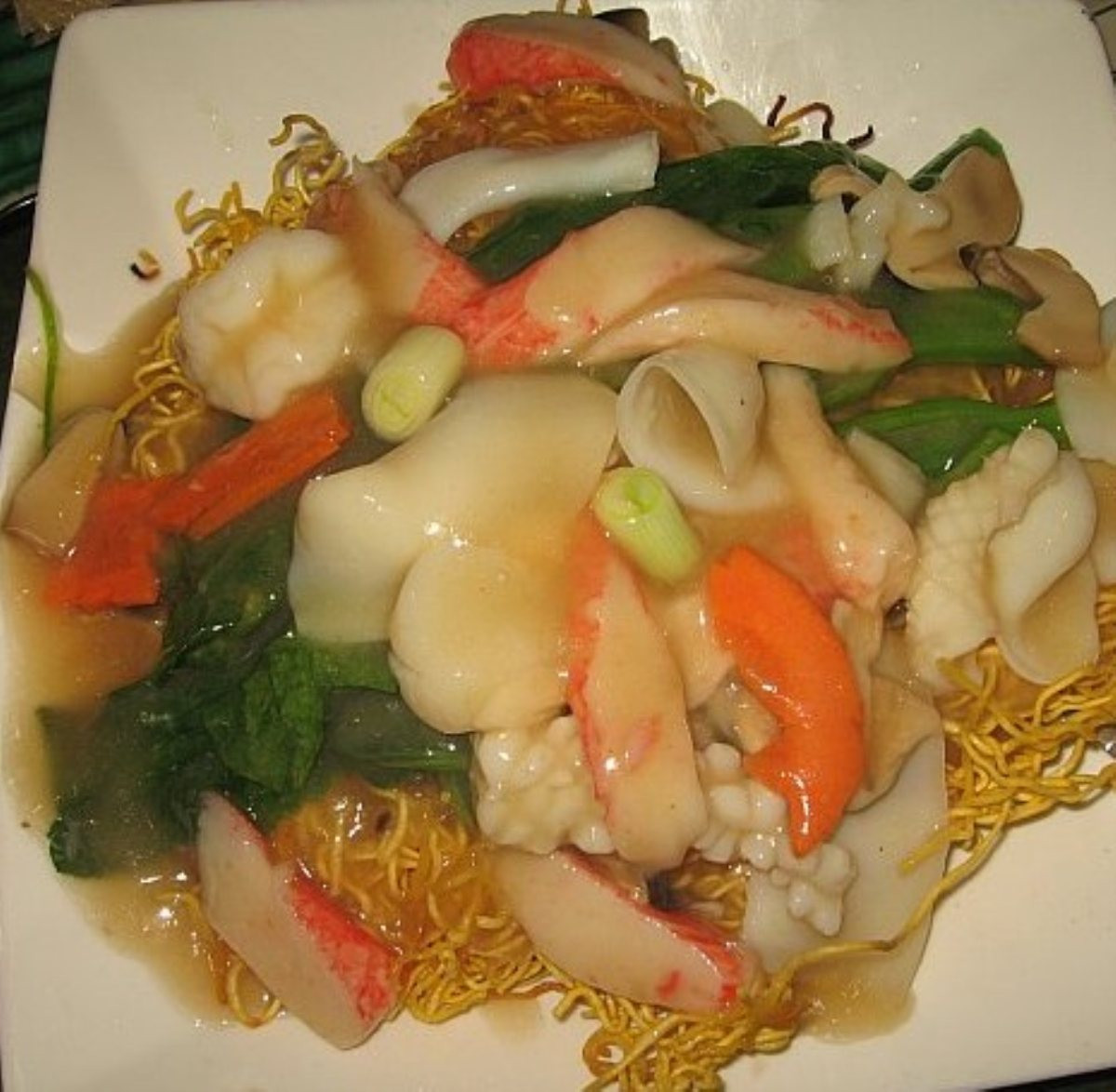 Seafood Pan Fried Noodles
 Seafood Pan Fried Noodles