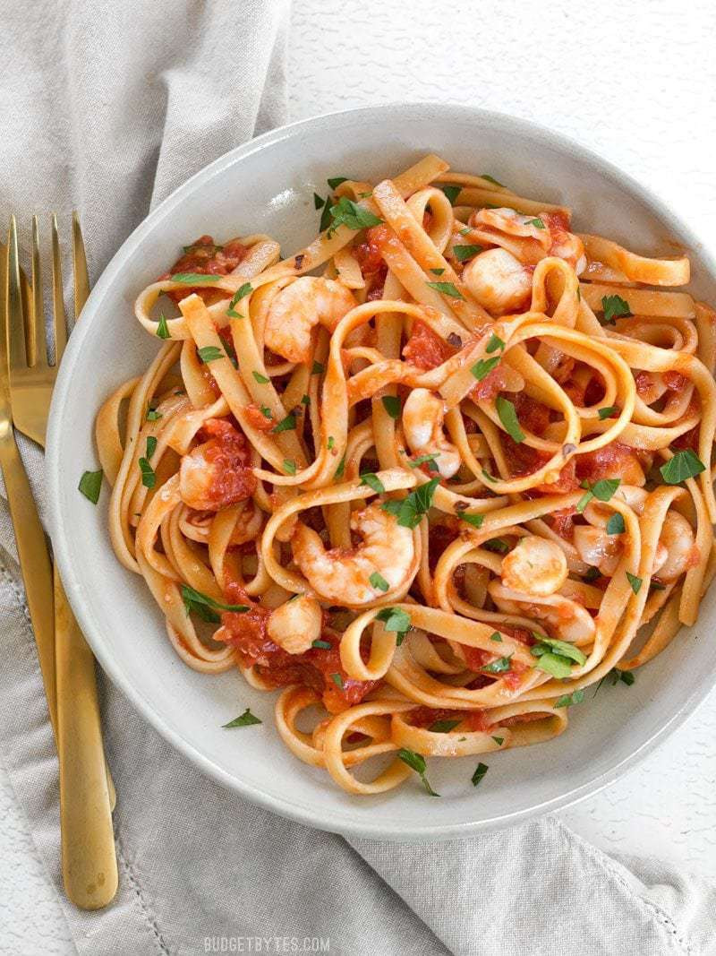 Seafood Pasta Sauces
 Spicy Seafood Pasta with Tomato Butter Sauce Bud Bytes