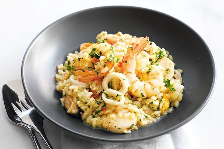 Seafood Risotto Recipe
 Seafood risotto