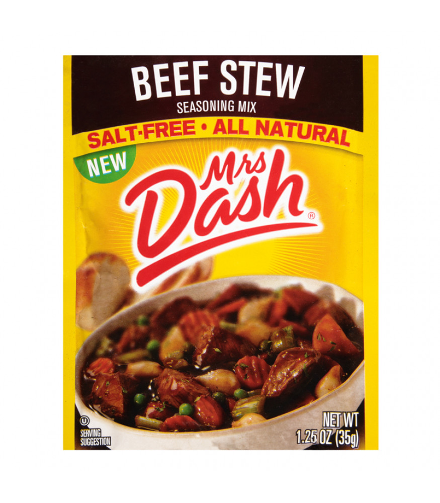 Seasonings For Beef Stew
 Mrs Dash Beef Stew Seasoning Sachet 1 25oz 35g