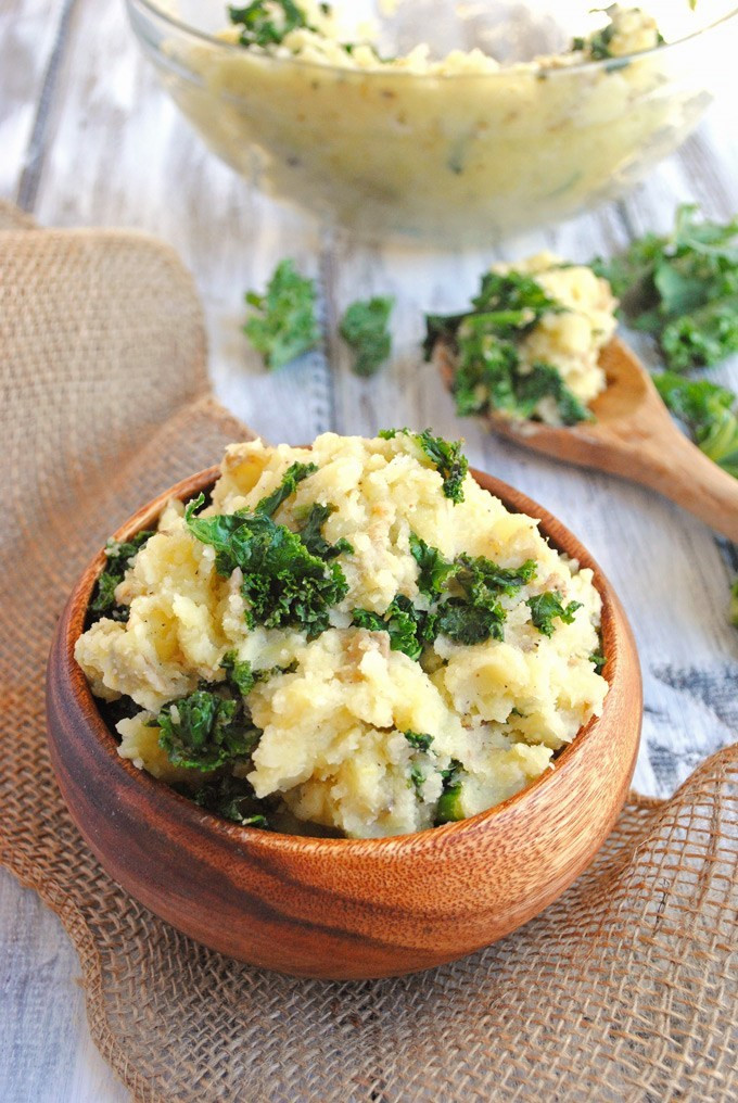 Serious Eats Mashed Potatoes
 Vegan Mashed Potatoes with Garlicky Kale