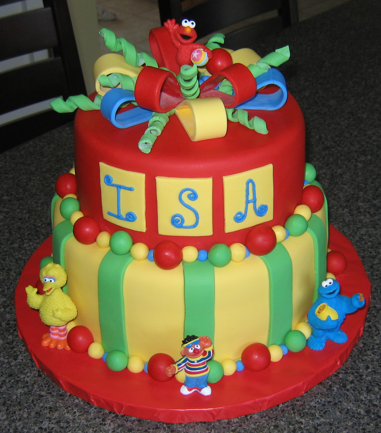 Sesame Street Birthday Cake
 SARAH JANE occasionally and among other things DOES