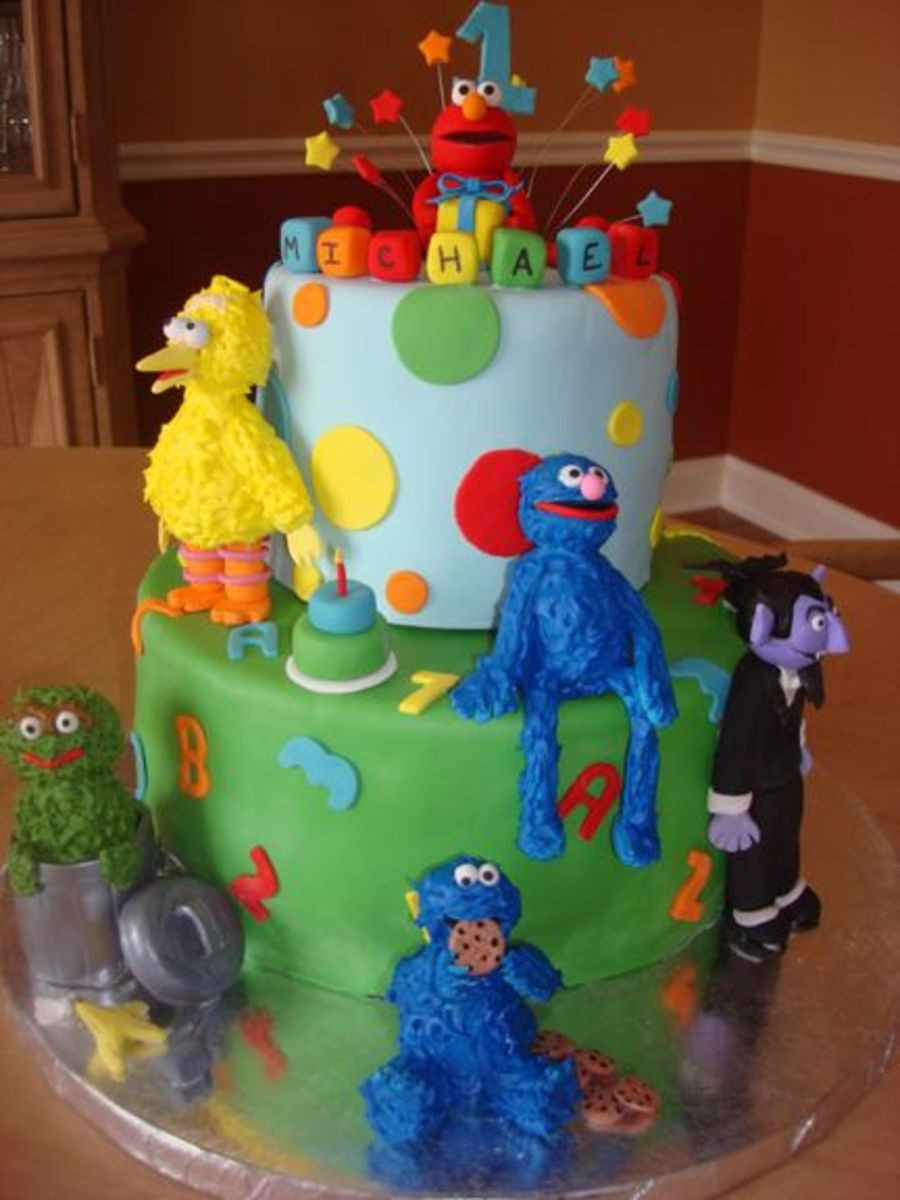 Sesame Street Birthday Cake
 Sesame Street Cake CakeCentral