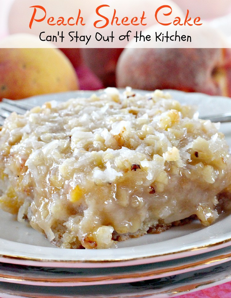 Sheet Cake Recipes
 Pineapple Sheet Cake Can t Stay Out of the Kitchen