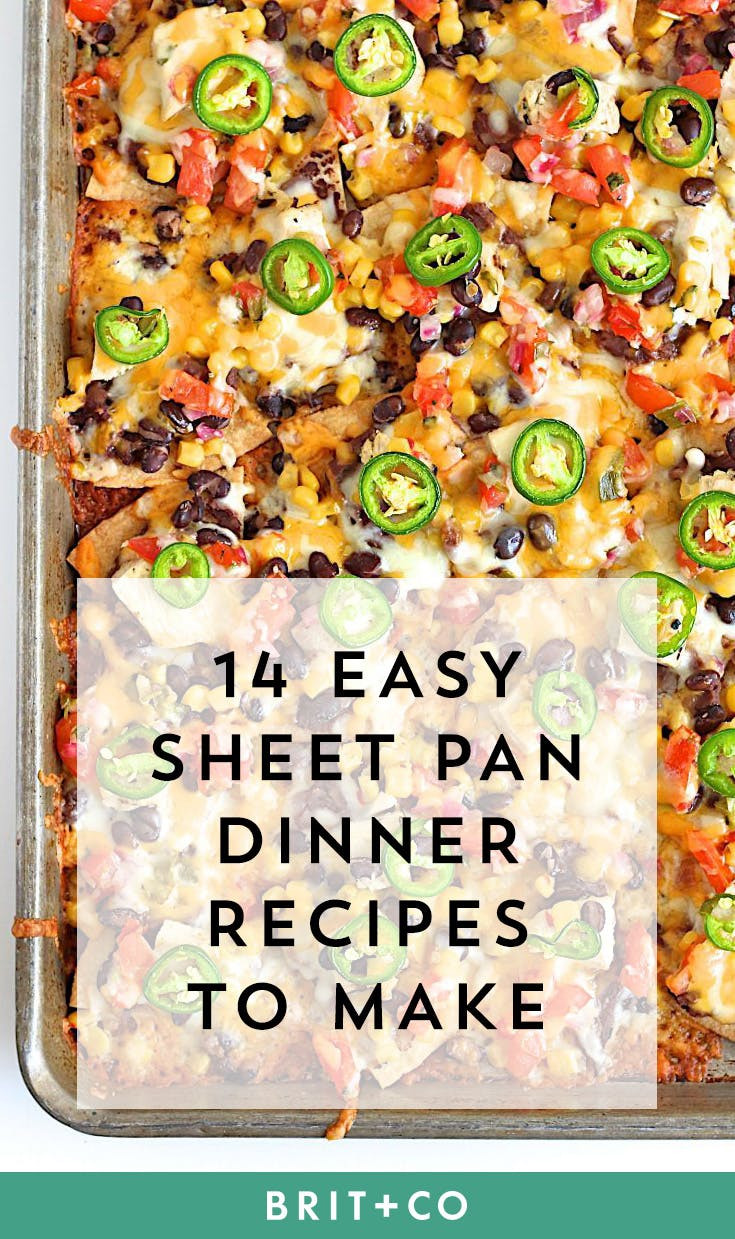 Sheet Pan Dinner
 14 Easy Sheet Pan Suppers That Make Dinner and Cleanup a