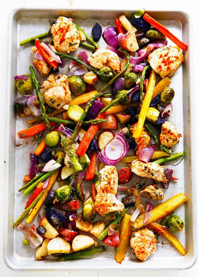 Sheet Pan Dinner
 Sheet Pan Chicken and Veggie Dinner Lexi s Clean Kitchen