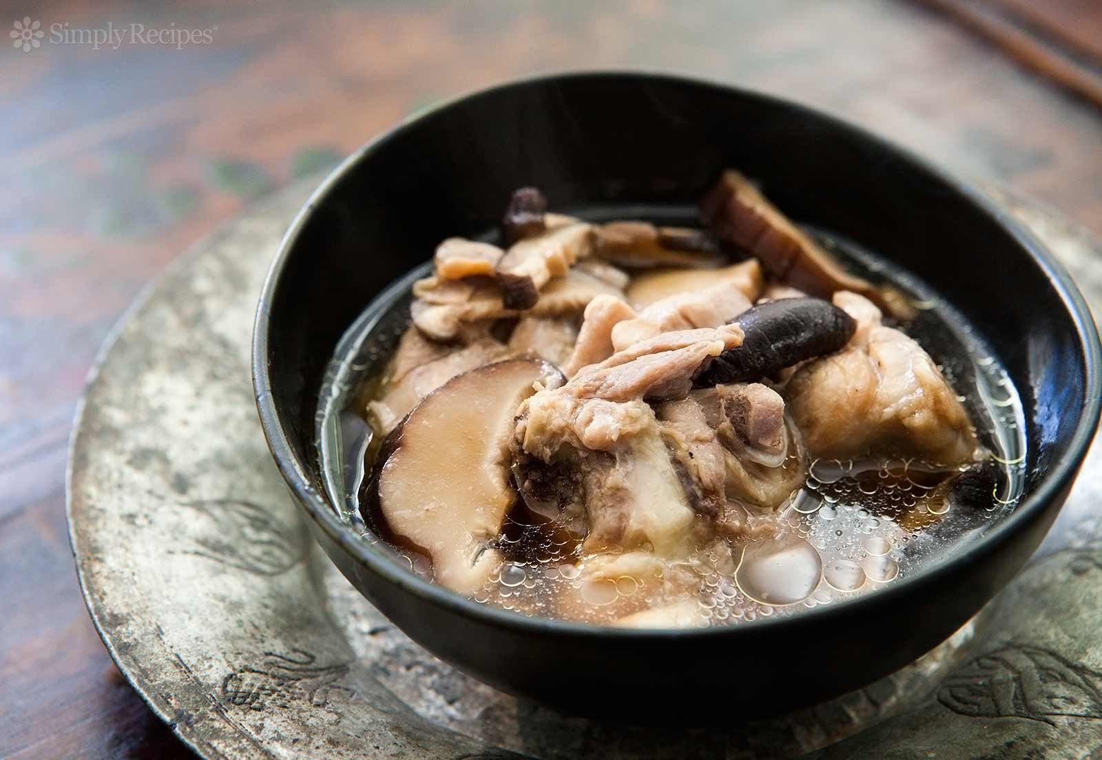 Shiitake Mushrooms Recipe
 Chicken Soup with Ginger and Shiitake Mushrooms Recipe