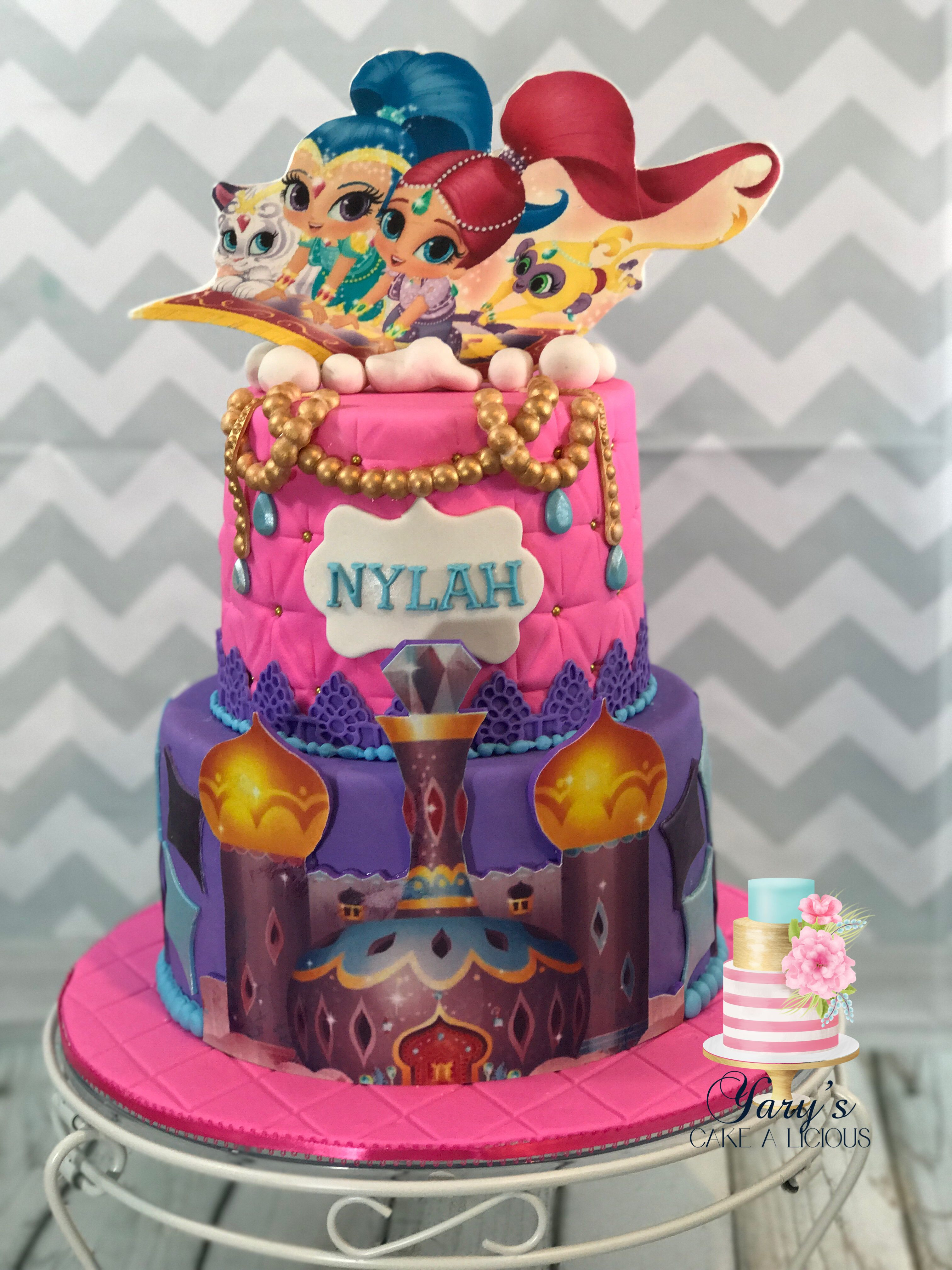 Shimmer And Shine Birthday Cake
 Shimmer and shine birthday cake Jimenas 1st