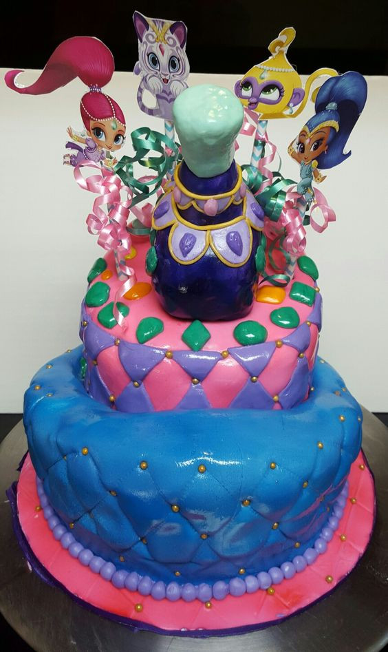 Shimmer And Shine Birthday Cake
 Shimmer and shine birthday cake Kid cakes