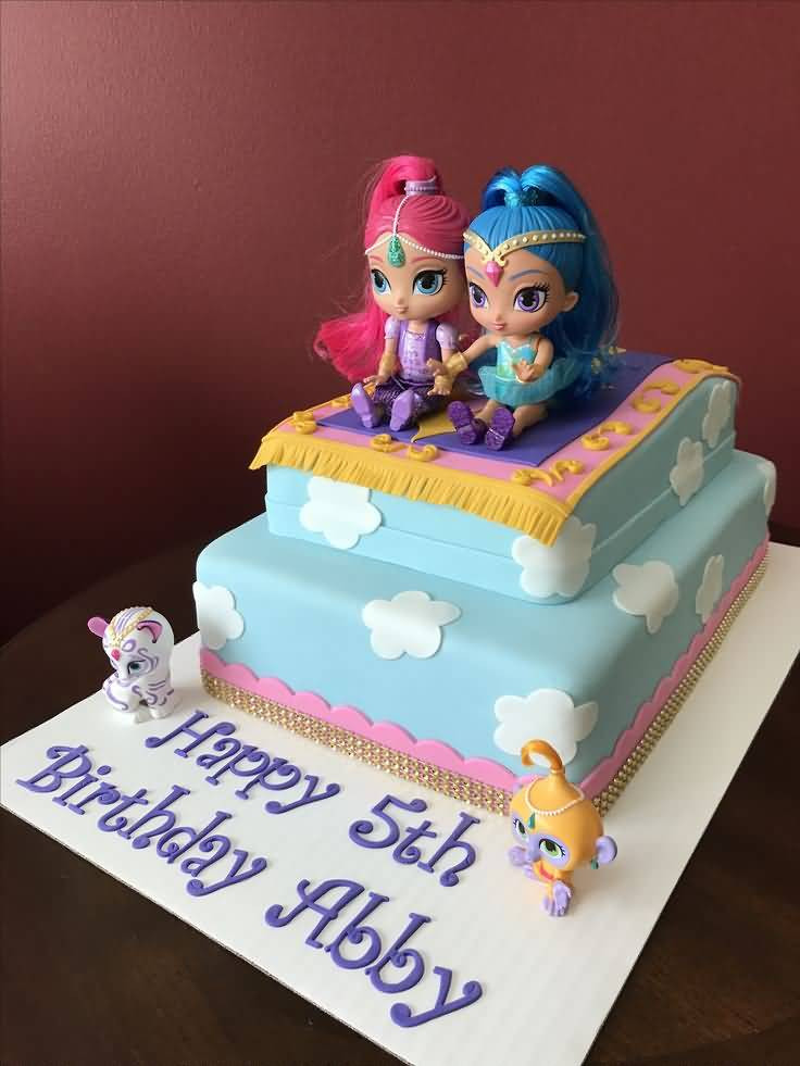 Shimmer And Shine Birthday Cake
 21 Best Shimmer and Shine Birthday Cake Ideas