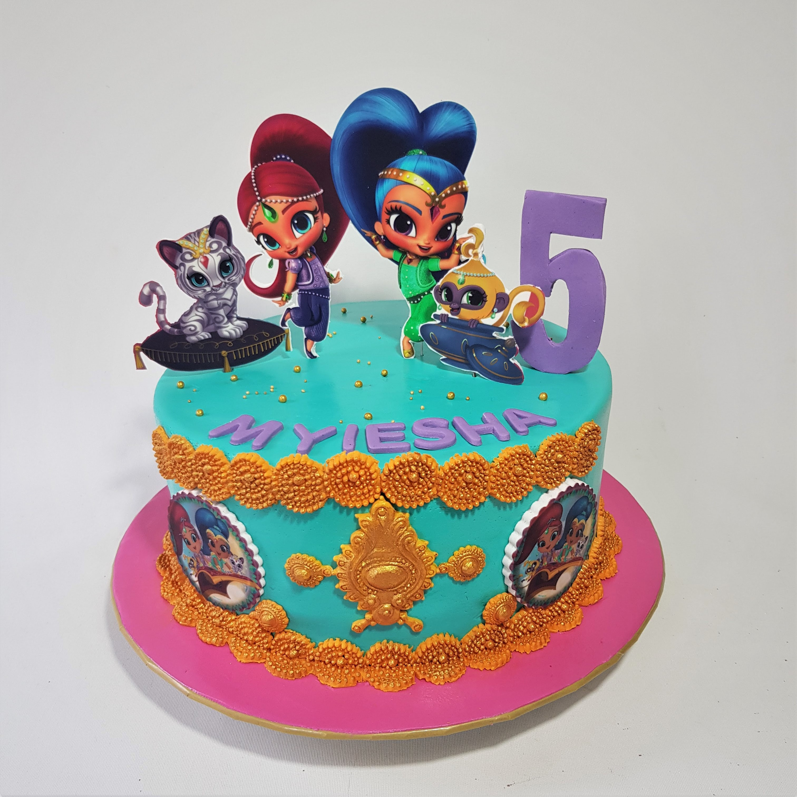 Shimmer And Shine Birthday Cake
 SHIMMER AND SHINE CAKE Sooperlicious Cakes