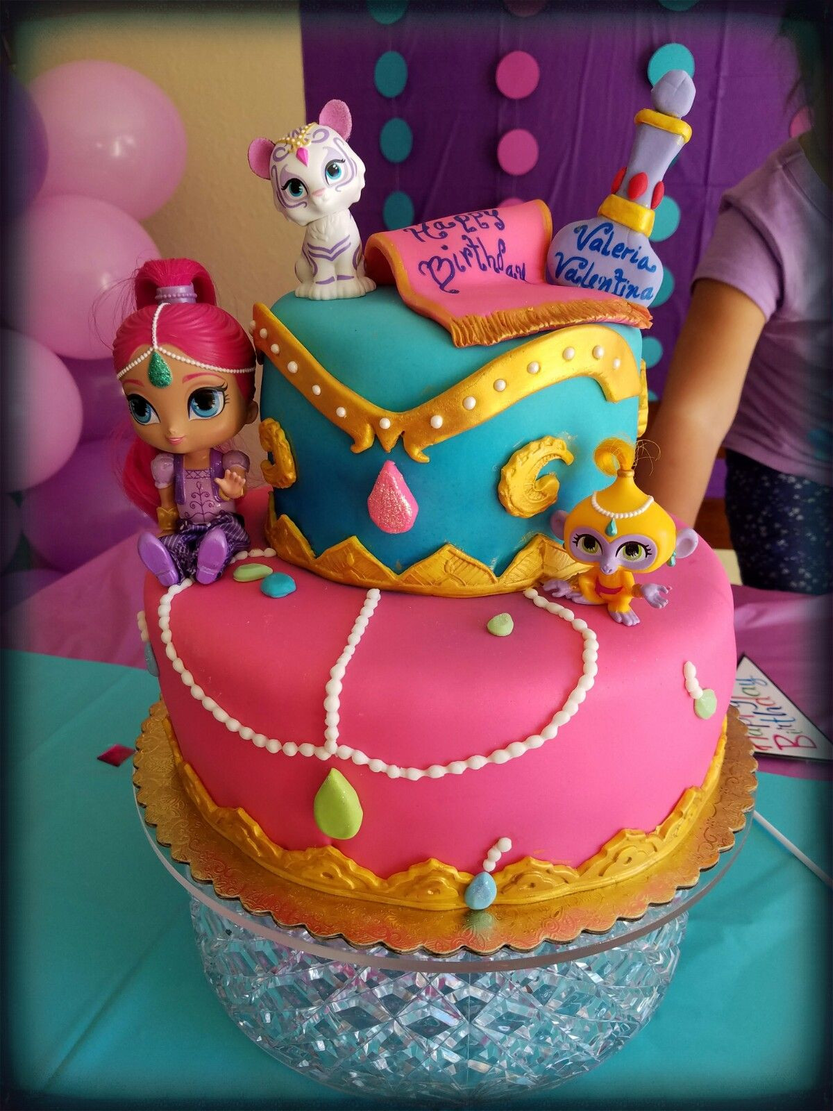 Shimmer And Shine Birthday Cake
 Shimmer and shine cake Jayxor Cakes Pinterest