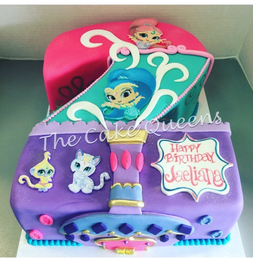 Shimmer And Shine Birthday Cake
 Shimmer & Shine 2nd Birthday Cake Yelp