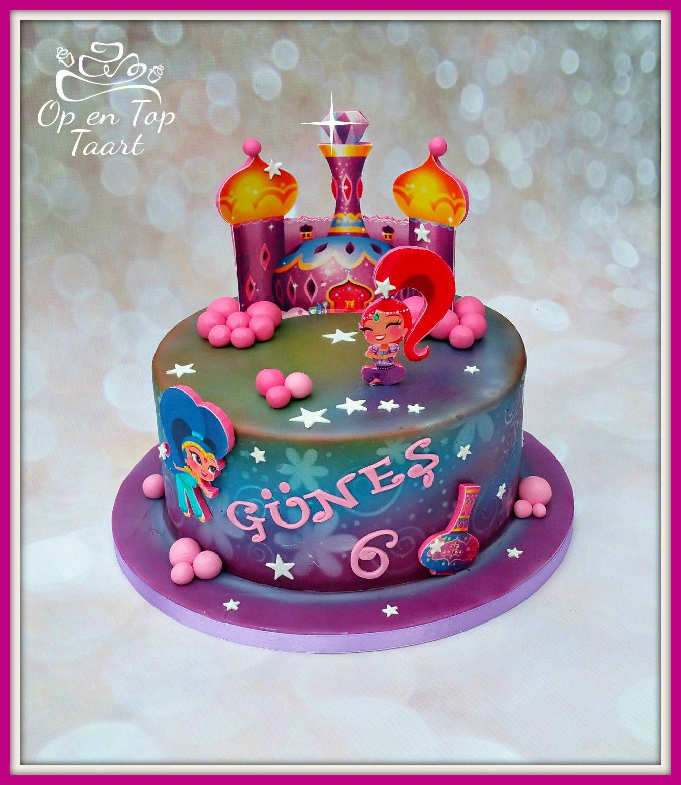 Shimmer And Shine Birthday Cake
 Shimmer & Shine Birthday Cake