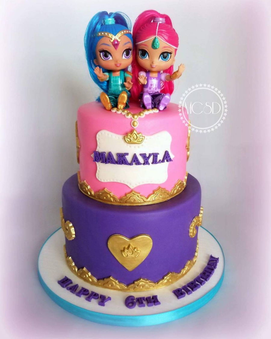 Shimmer And Shine Birthday Cake
 Shimmer And Shine Birthday Cake CakeCentral