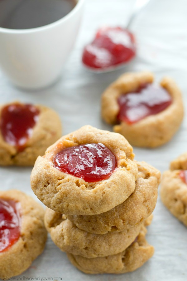 Shortbread Thumbprint Cookies
 Jam Shortbread Thumbprint Cookies