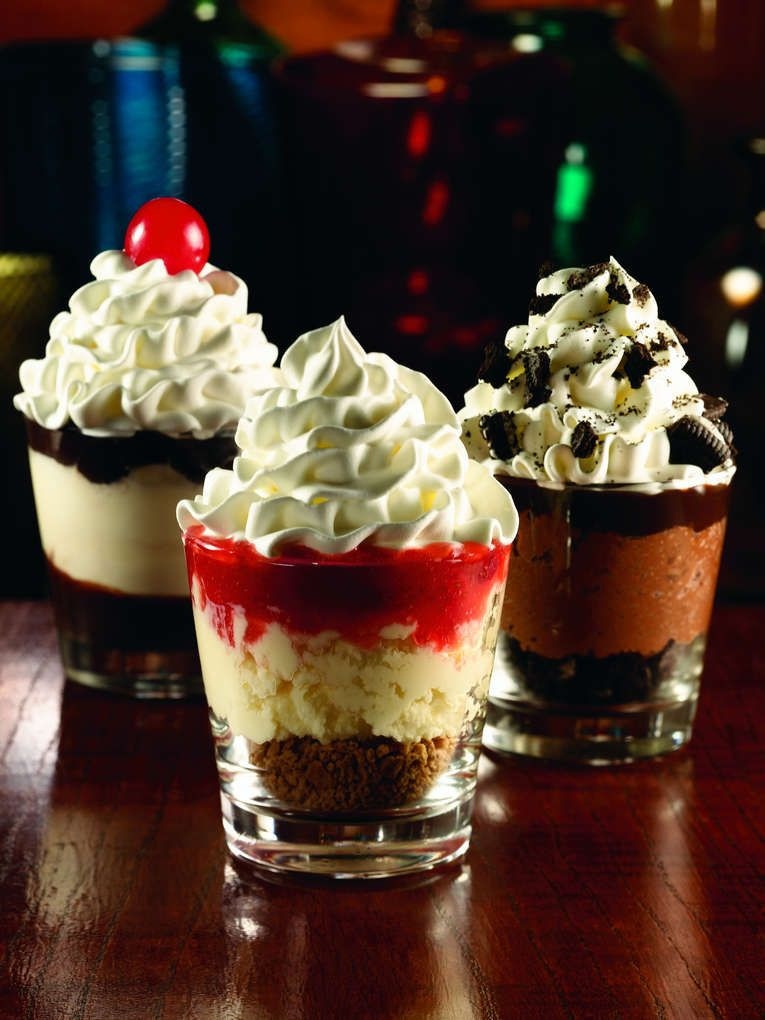 Shot Glasses Desserts Recipes
 Applebees Dessert Shooters Mini Desserts Served In Shot