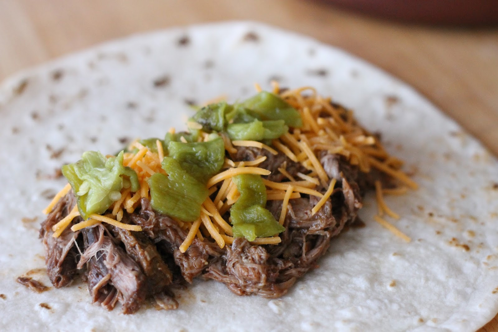 Shredded Beef Burritos
 Where Your Treasure Is Shredded Beef Burritos