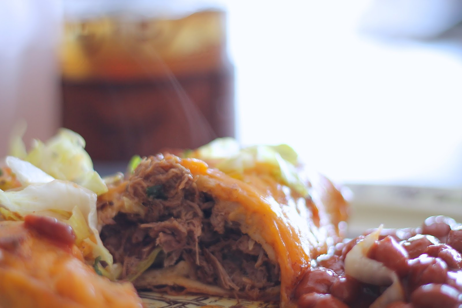 Shredded Beef Burritos
 Where Your Treasure Is Shredded Beef Burritos