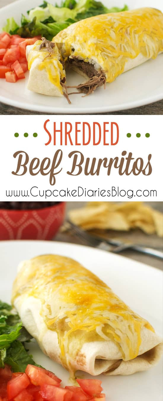 Shredded Beef Burritos
 Shredded Beef Burritos