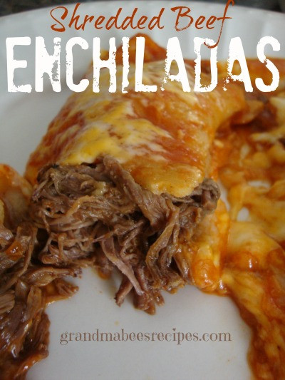 Shredded Beef Enchiladas
 Easy Shredded Beef Enchiladas