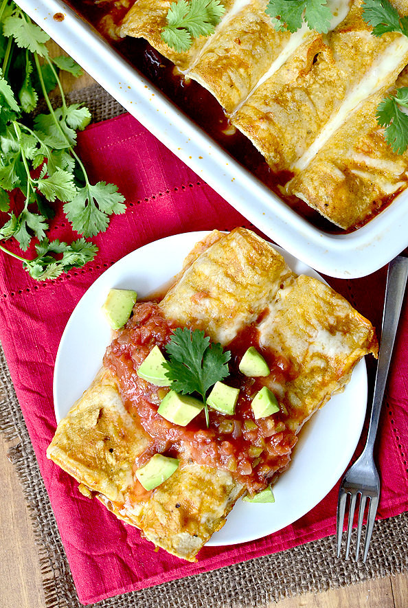 Shredded Beef Enchiladas
 Crock Pot Shredded Beef Enchiladas Iowa Girl Eats