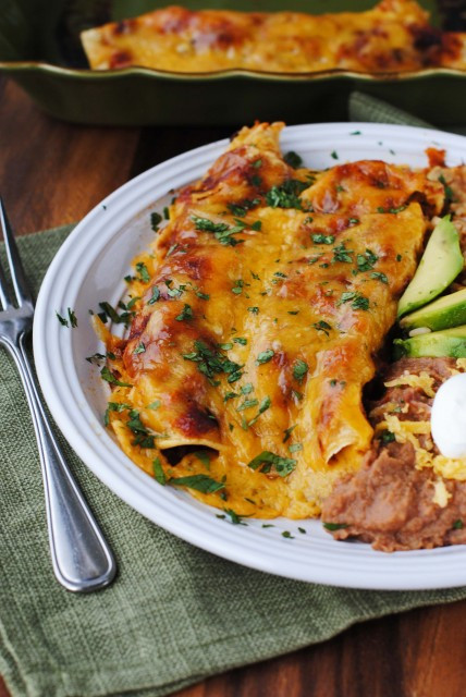 Shredded Beef Enchiladas
 Top 10 Enchilada Recipes Rainbow Delicious