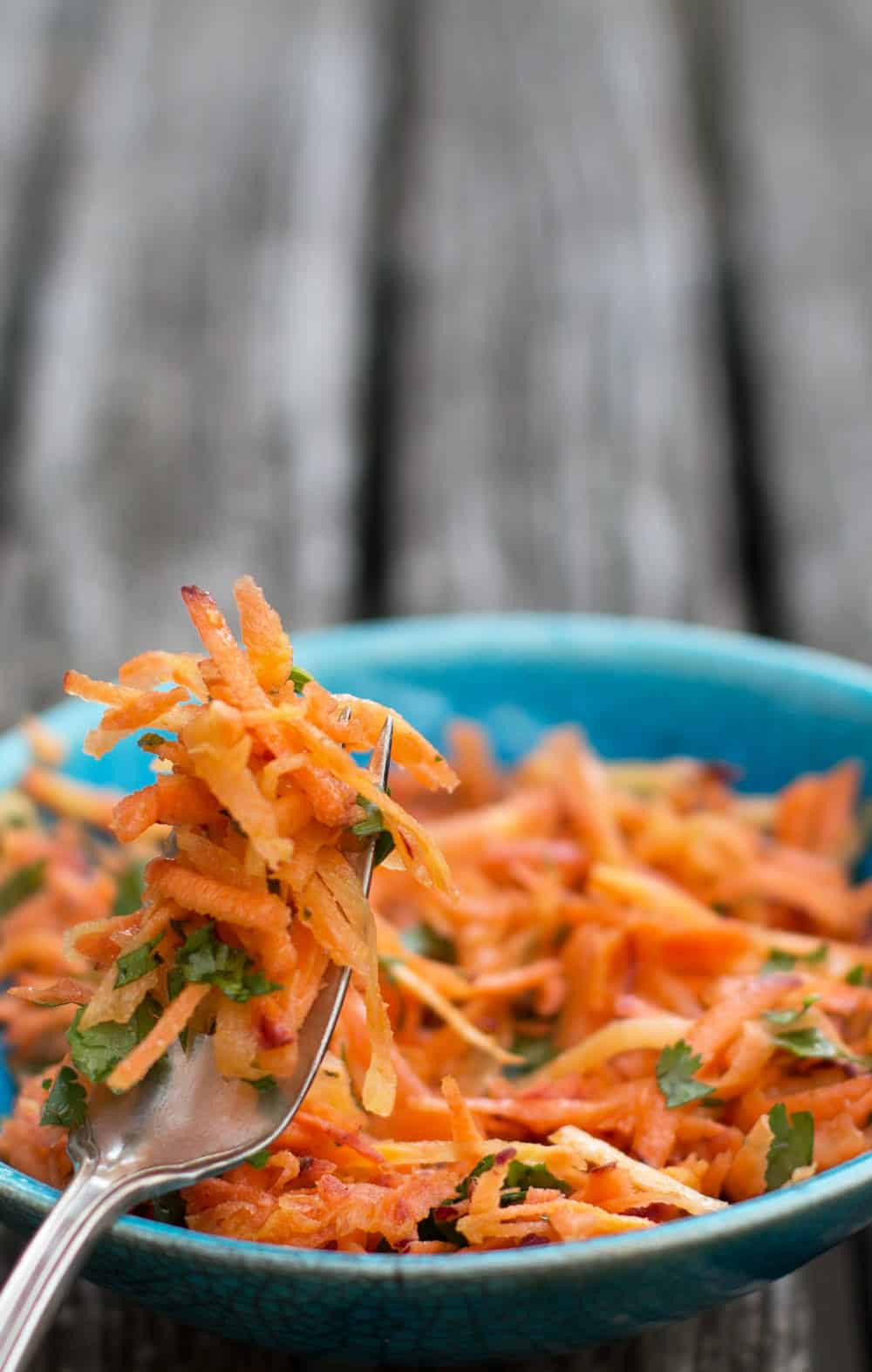 Shredded Carrot Salad
 Moroccan shredded carrot salad