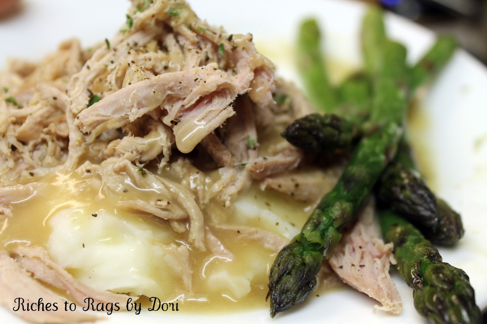 Shredded Pork Loin
 Riches to Rags by Dori Shredded Pork Tenderloin in the