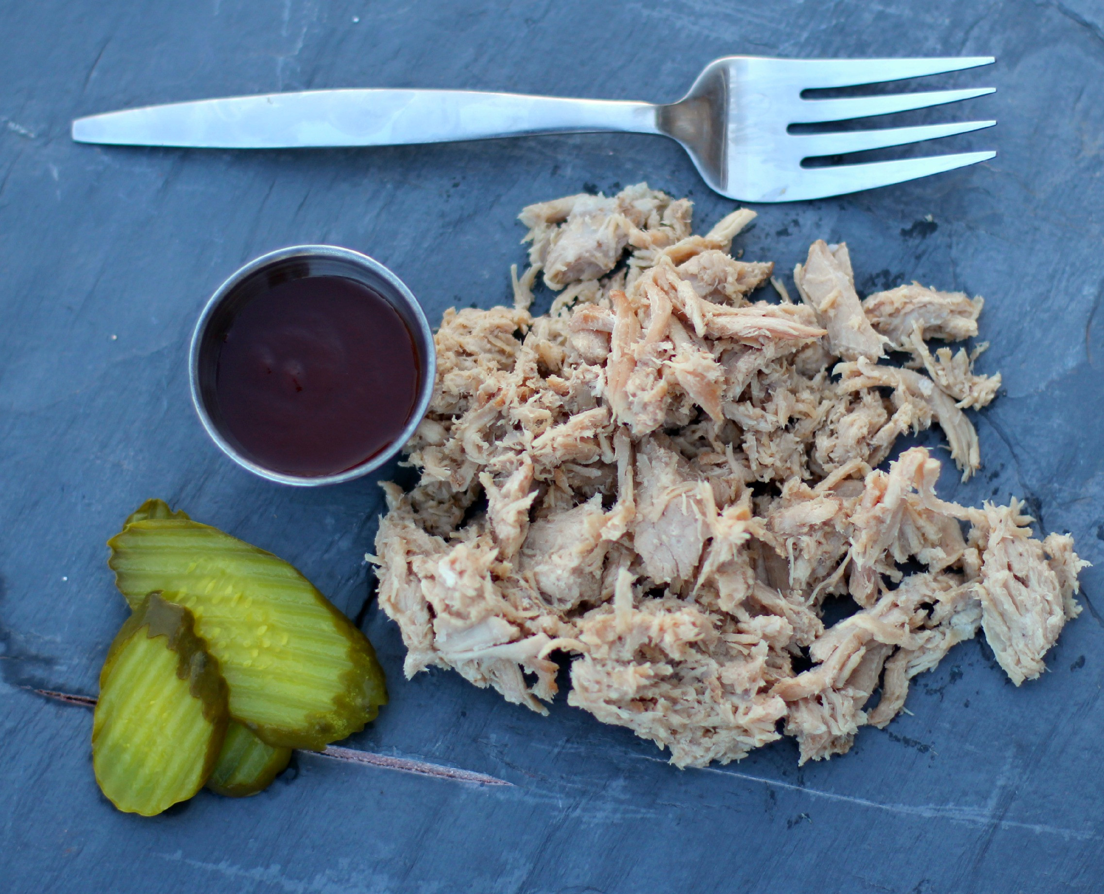 Shredded Pork Loin
 Slow Cooked Pulled Pork Loin