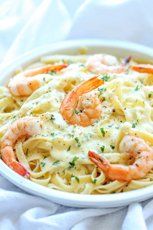 Shrimp Alfredo Pasta Recipe
 Shrimp Fettuccine Alfredo