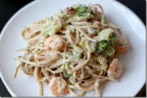 Shrimp And Broccoli Alfredo
 shrimp alfredo recipe