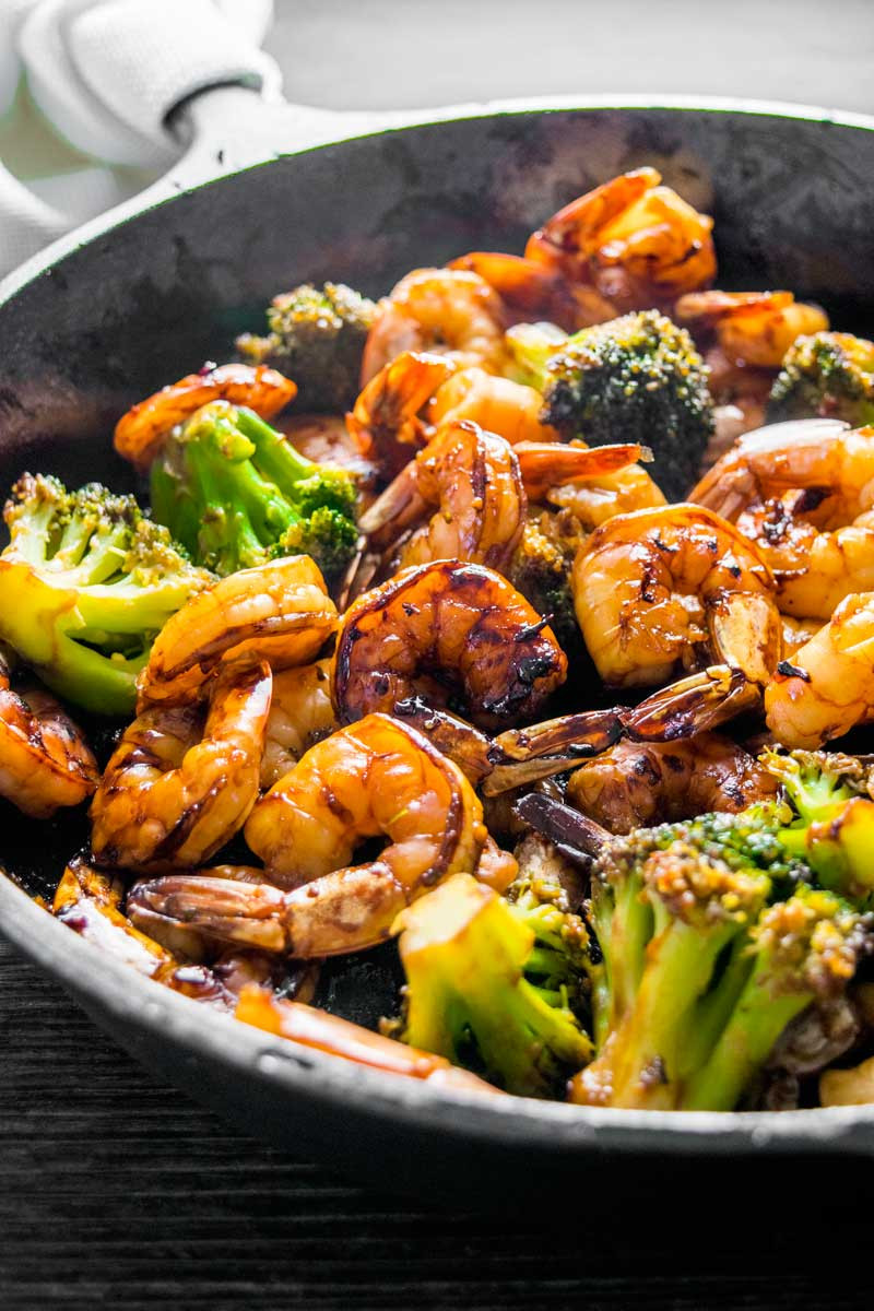 Shrimp And Broccoli
 Honey Garlic Shrimp and Broccoli Homemade Hooplah