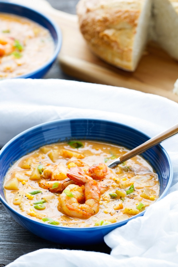 Shrimp And Corn Chowder
 Shrimp and Corn Chowder Recipe