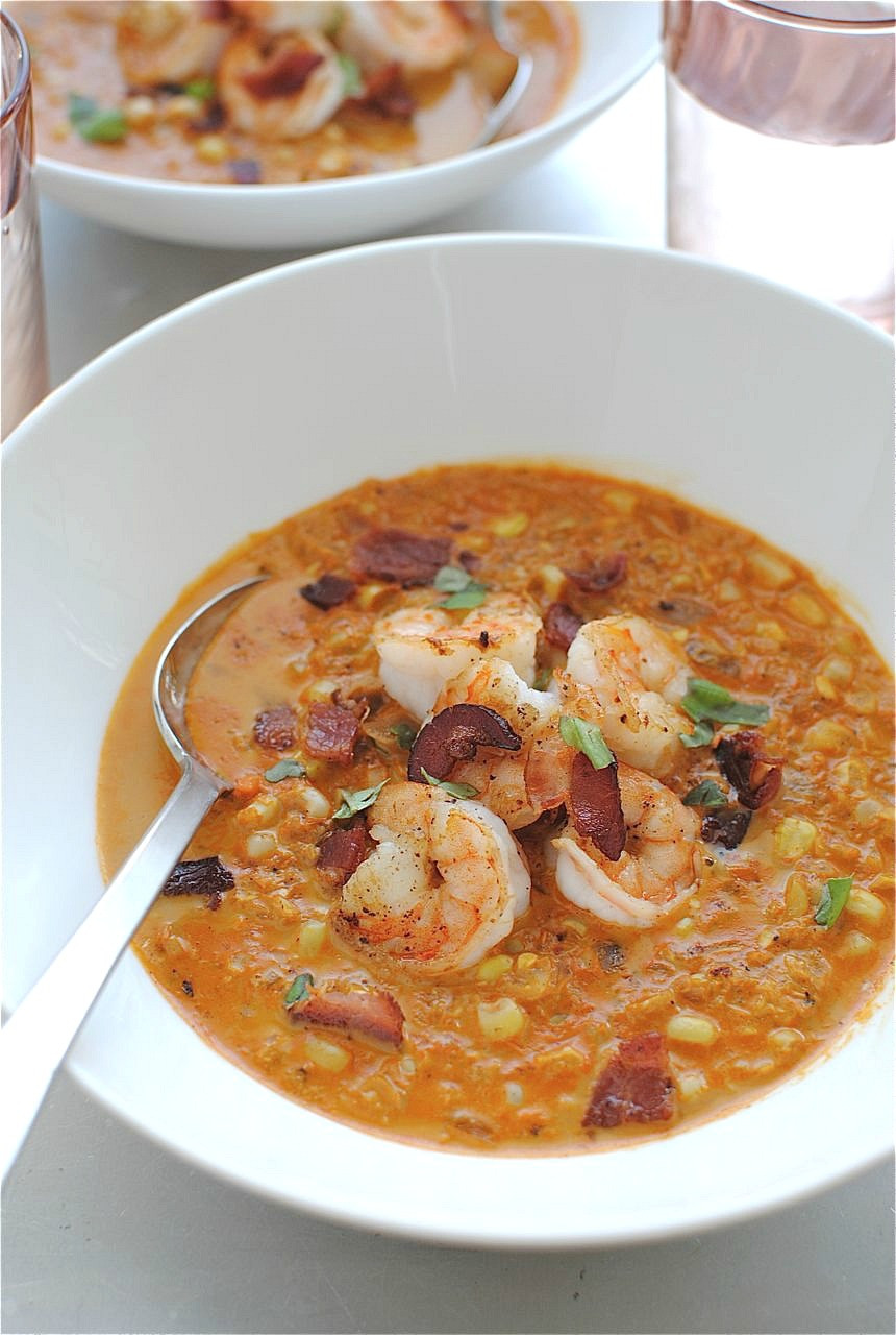 Shrimp And Corn Chowder
 Smoky Corn Chowder with Shrimp