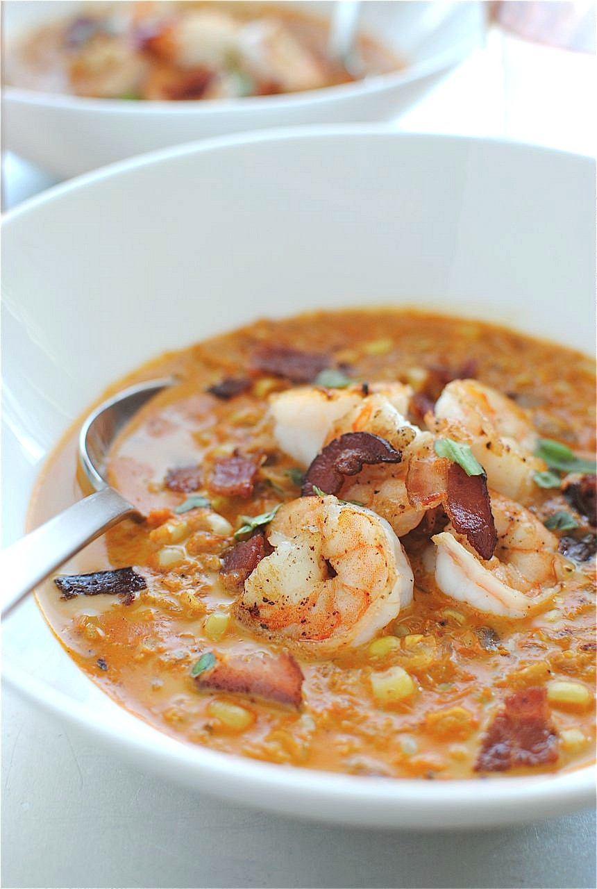 Shrimp And Corn Chowder
 Smoky Corn Chowder with Shrimp