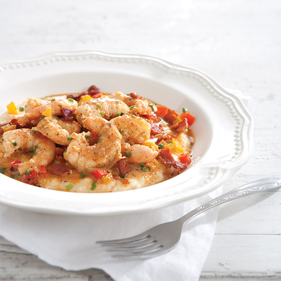 Shrimp And Grits Paula Deen
 Shrimp and Creamy Cheddar Grits Paula Deen Magazine