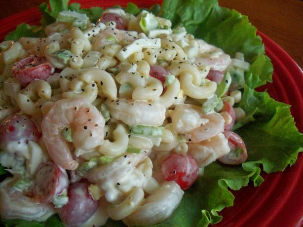 Shrimp And Pasta Salad
 Shrimp Macaroni Salad Recipe Food