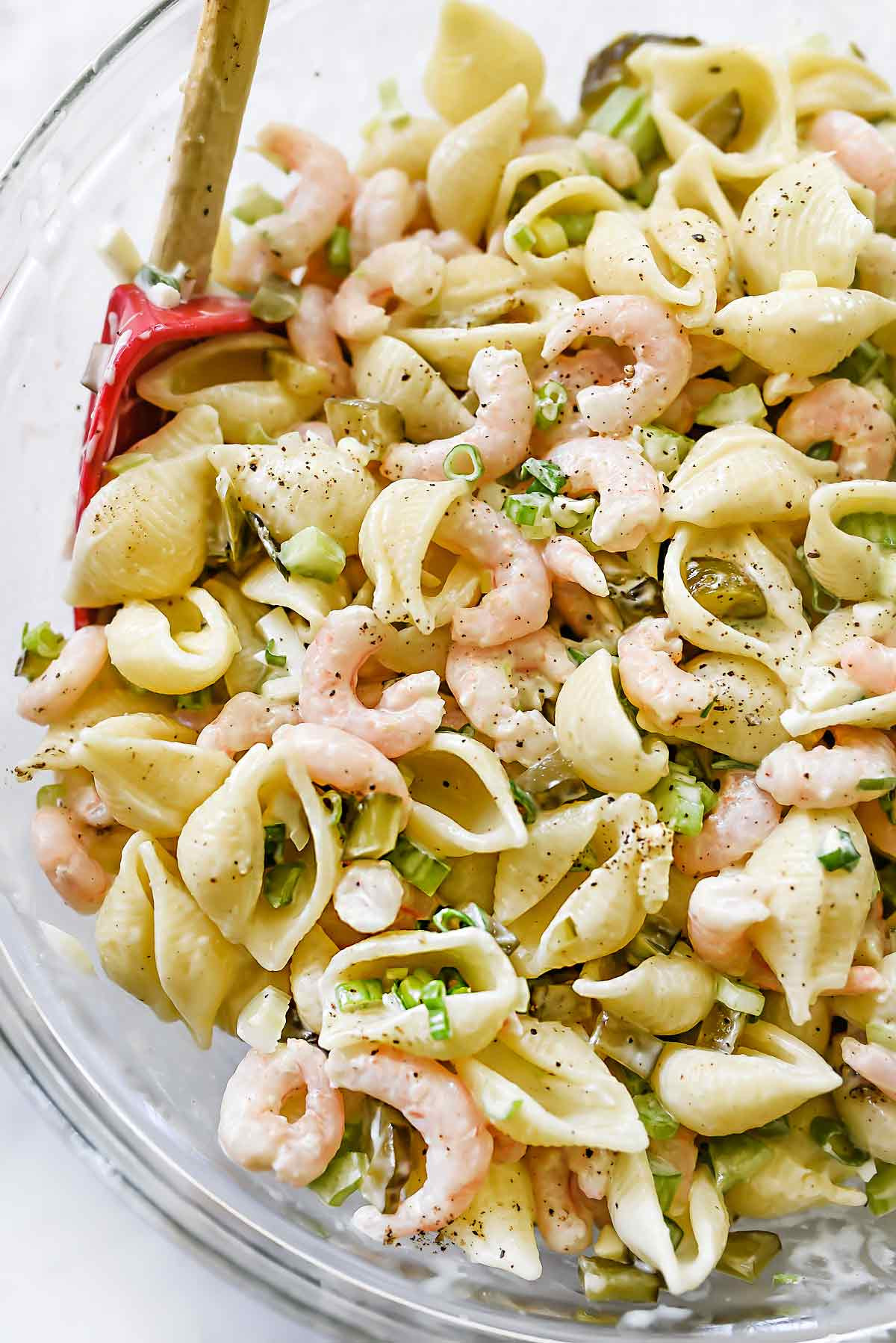 Shrimp And Pasta Salad
 Shrimp and Macaroni Salad Recipe