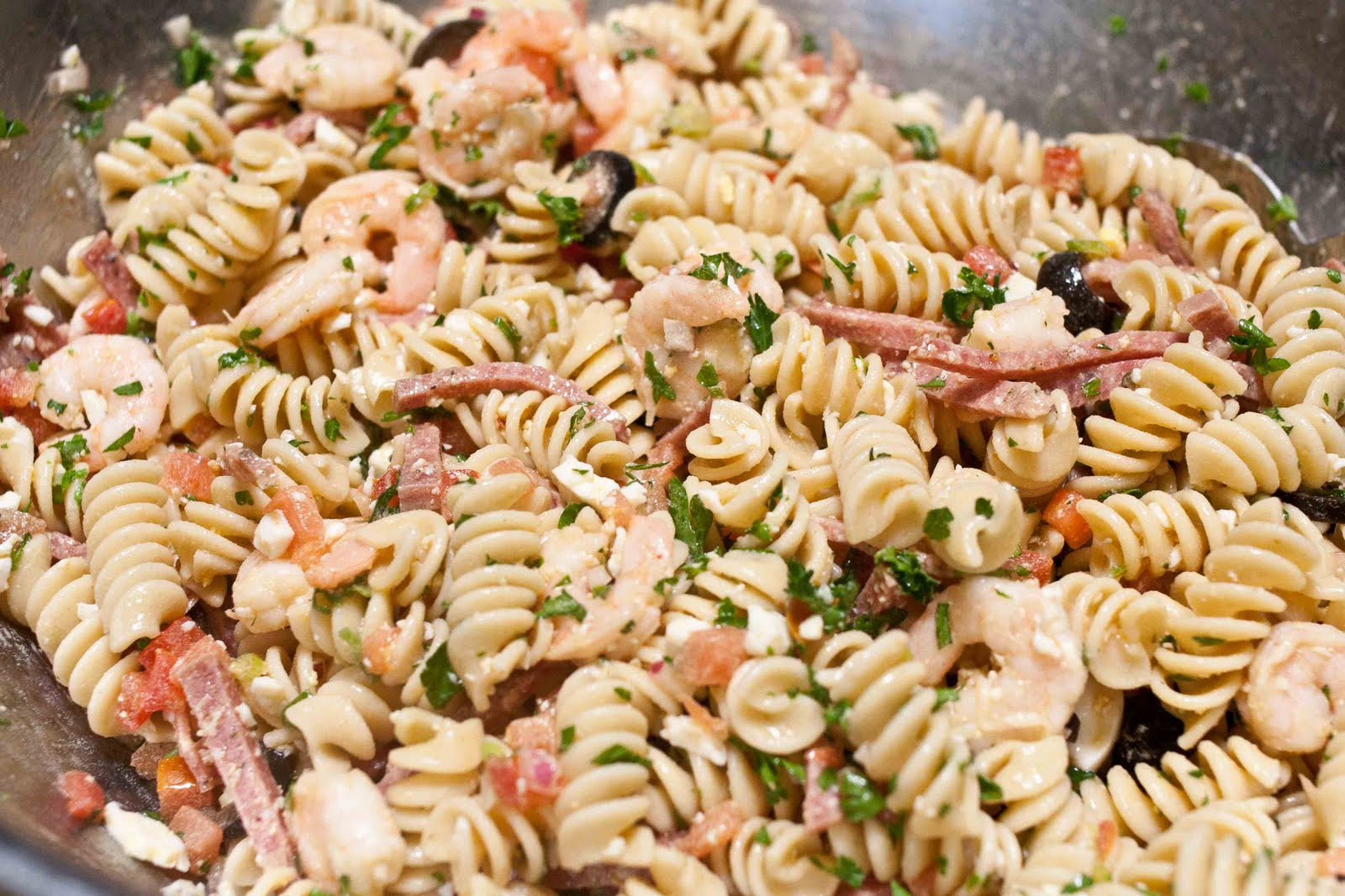 Shrimp And Pasta Salad
 FOODjimoto Pasta Salad with Shrimp