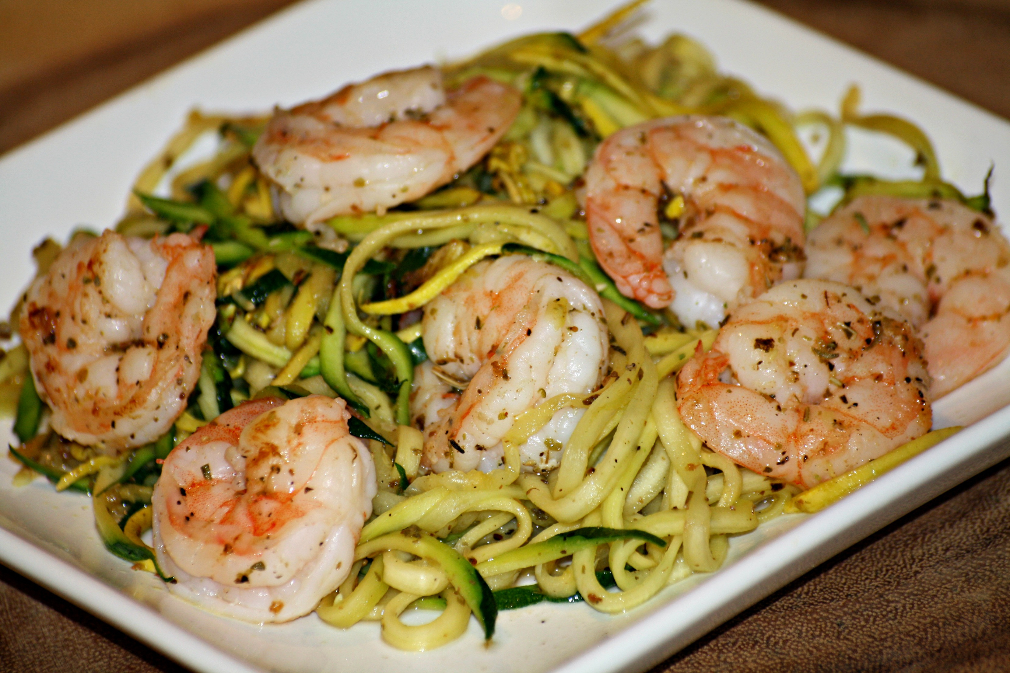 Shrimp And Zucchini
 Zucchini Noodles and Shrimp addicted to recipes