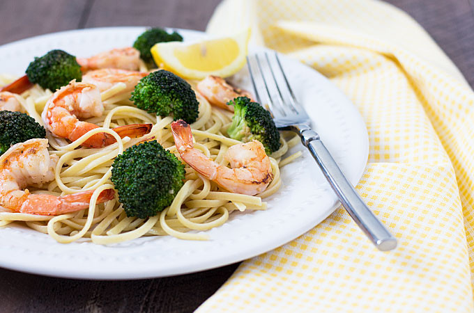 Shrimp Broccoli Pasta
 Lemon Broccoli Shrimp Pasta