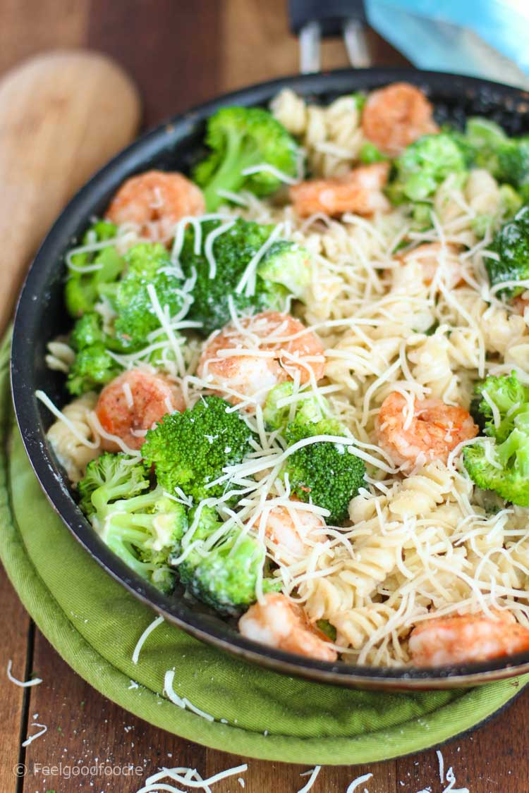 Shrimp Broccoli Pasta
 Skinny Broccoli Shrimp Pasta Alfredo – Feelgoodfoo