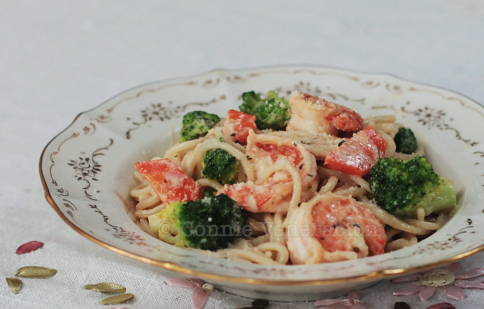 Shrimp Broccoli Pasta
 Shrimp Broccoli Pasta With Lemon Garlic Sauce CASA