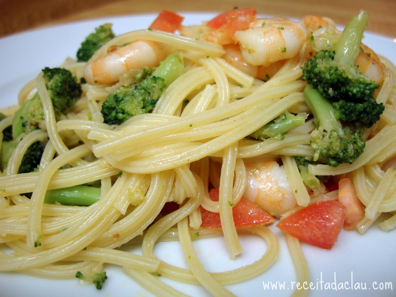 Shrimp Broccoli Pasta
 Claudia s Recipe Shrimp Broccoli Pasta