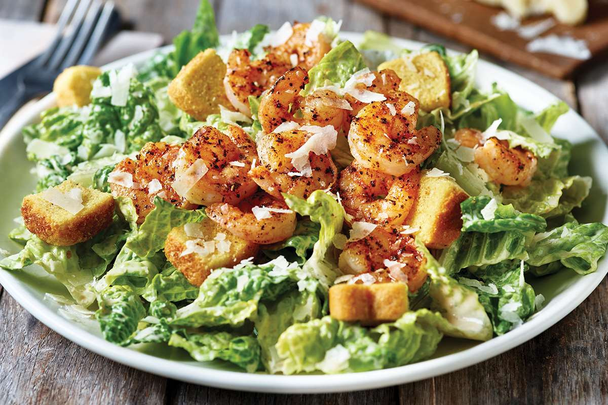 Shrimp Caesar Salad
 Blackened Shrimp Caesar Salad Order line with Applebee s