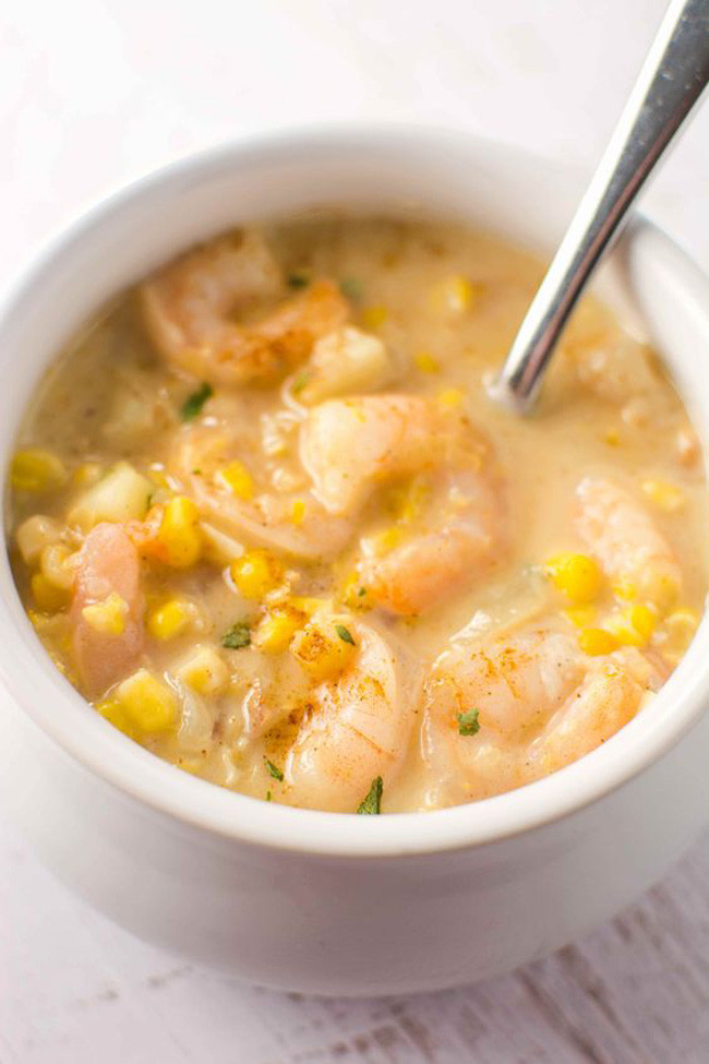 Shrimp Corn Chowder
 15 Shrimp Recipes My Life and Kids