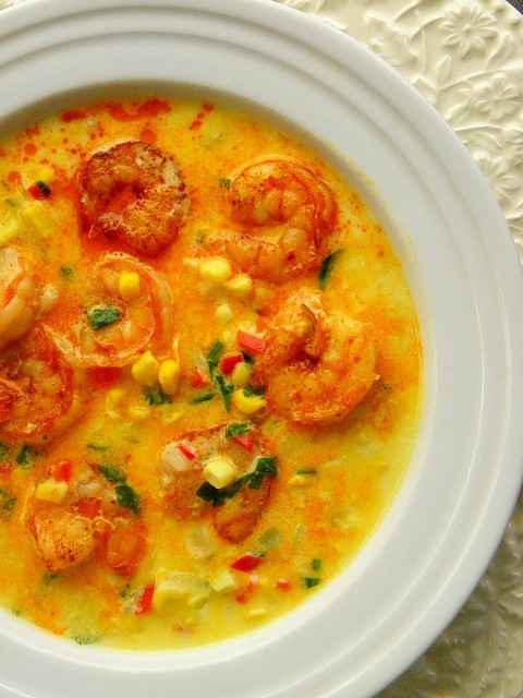 Shrimp Corn Chowder
 Shrimp And Roasted Corn Chowder Recipe — Dishmaps