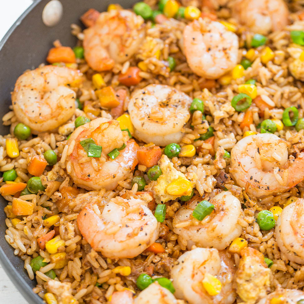 Shrimp Fried Rice Recipe
 Easy Better Than Takeout Shrimp Fried Rice Averie Cooks