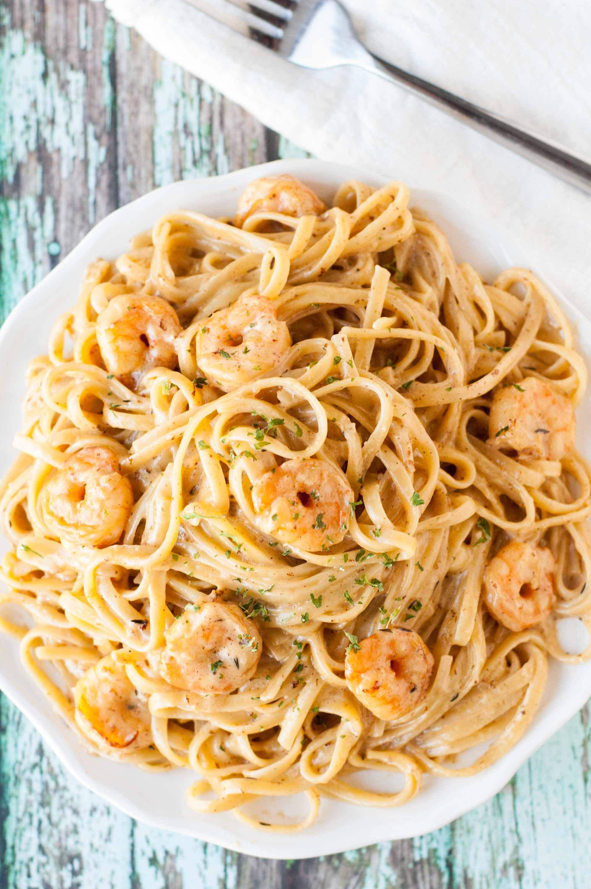 Shrimp Pasta Dishes
 Cajun Shrimp Pasta Slow Cooker Gourmet